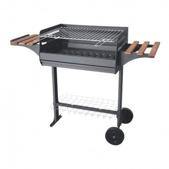 Barbecue a Carvo Berlinda com Rodas 60x42x86cm