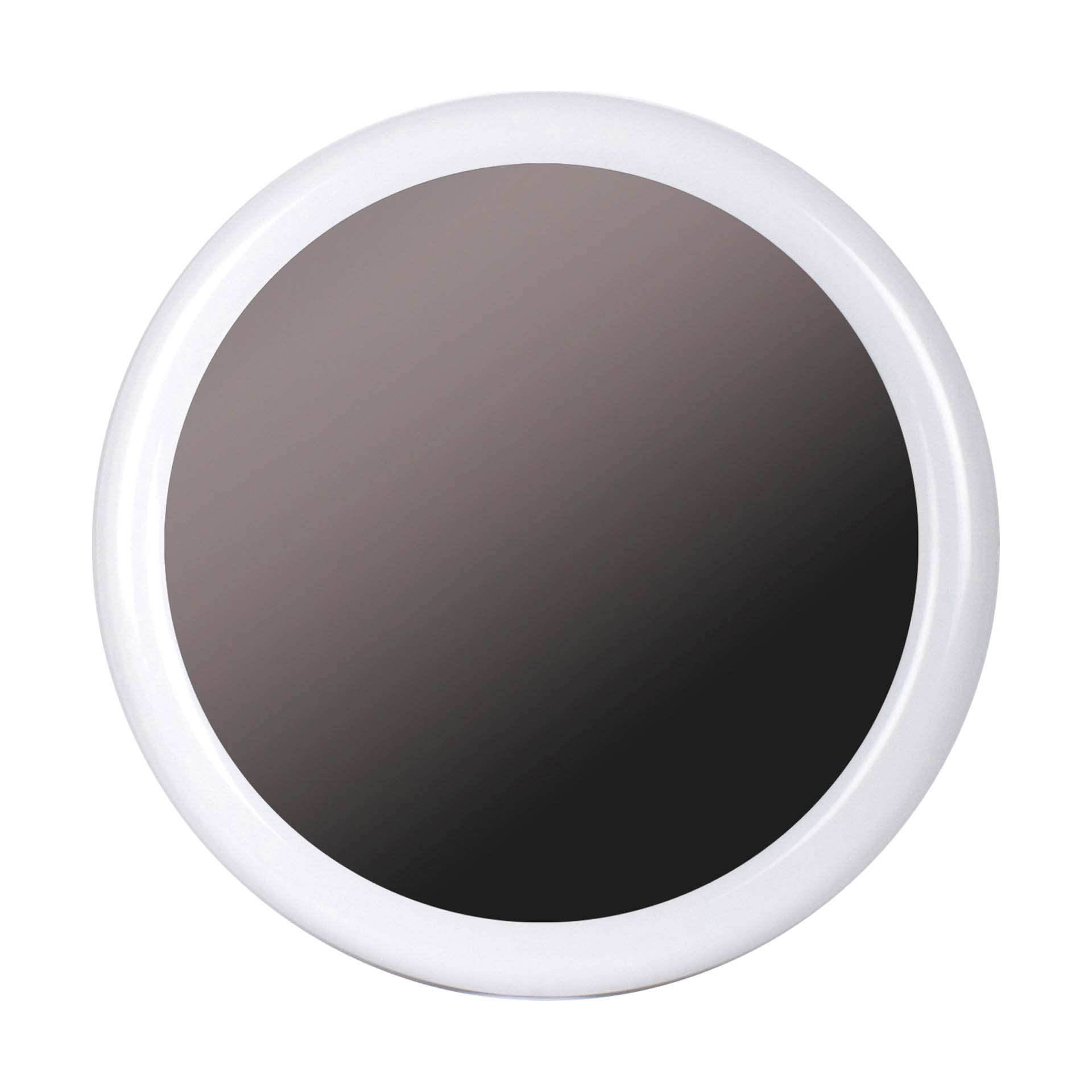 Espelho Redondo com Moldura Branca 56x56cm Tatay