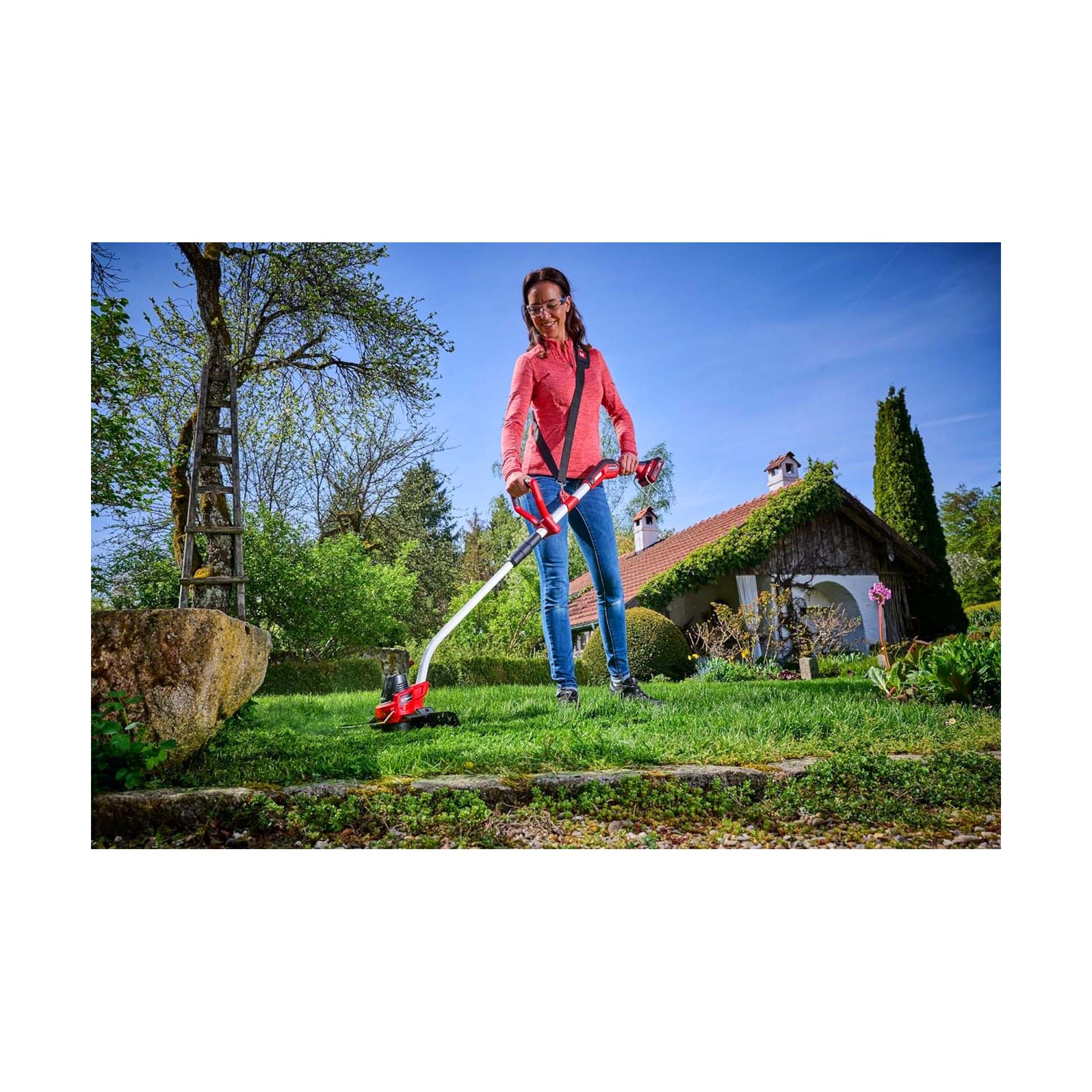 Aparador de Relva a Bateria 33cm 18V sem Bateria GE-CT 18/33 Li E-Solo Einhell