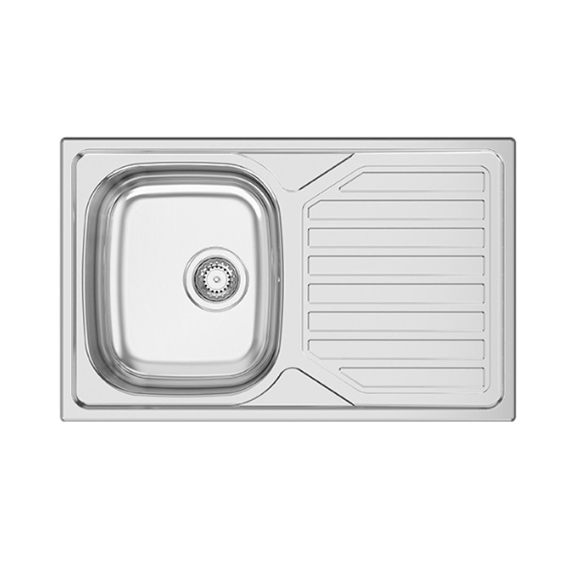 Lava-Louça Reversível 1 Cuba Okio Line 80 800x500x160mm Inox Rodi