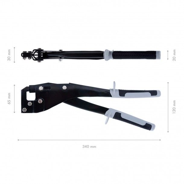 Alicate de Cravar Perfis 340mm Corpo em Carbono Werku Alicate de Cravar Perfis 340mm Corpo em Carbono Werku