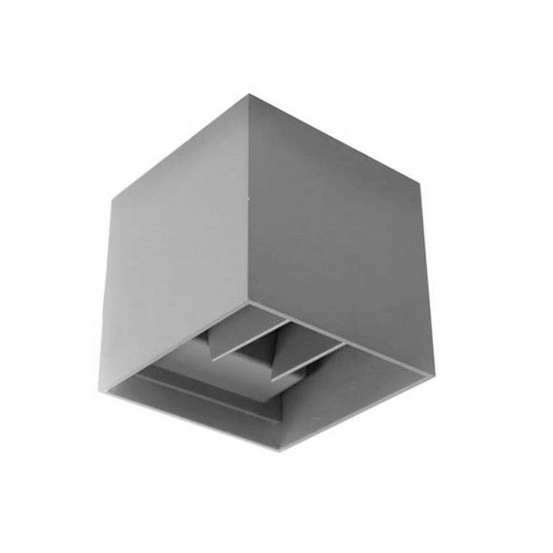 Aplique de Parede LED Saliente Cubo IP54 6W 480Lm 4000K Maxled