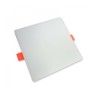 Placa Downlight LED Quadrado Ajustvel 22W 170mm 4200K