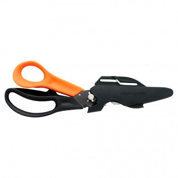 Tesoura Multi Funções com Lâminas Separáveis + Capa Fiskars Tesoura Multi Funções com Lâminas Separáveis + Capa Fiskars