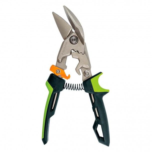 Tesoura Corta Chapas com Corte à Direita 38,1mm PowerGear Fiskars Tesoura Corta Chapas com Corte à Direita 38,1mm PowerGear Fiskars