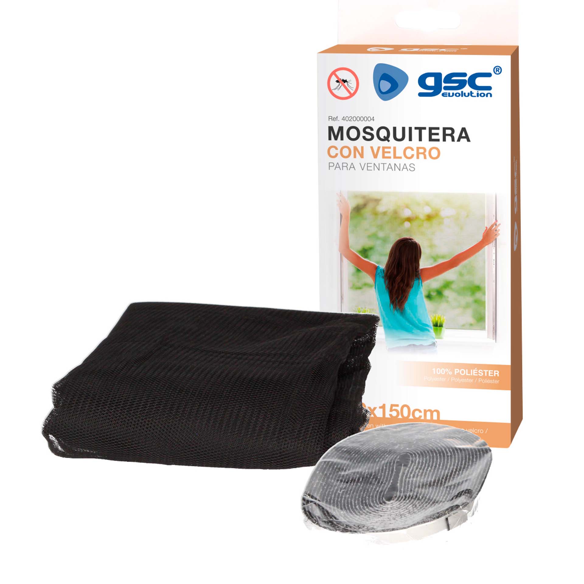 Rede Mosquiteira para Janela com Velcro 130x150cm Garsaco