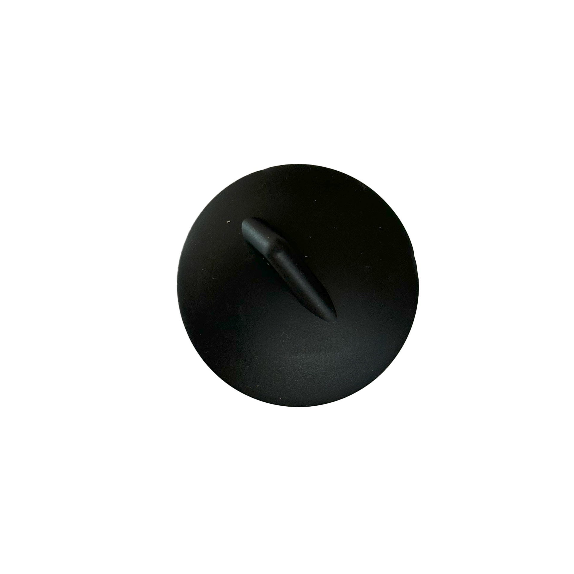 Tampão de lavatório 40mm Borracha Preto