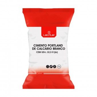 Cimento Branco 5Kg Lacrilar