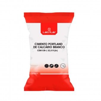 Cimento Branco 1Kg Lacrilar