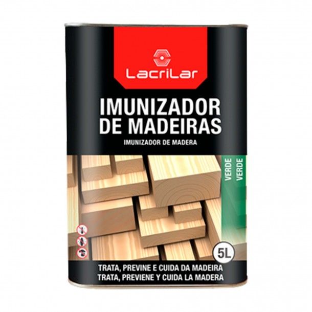 Imunizador de Madeiras Verde 5L Lacrilar