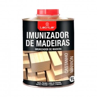 Imunizador de Madeiras Castanho 1L Lacrilar