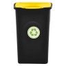 Ecoponto Reciclagem Com Tampa Amarela - 50L