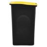 Ecoponto Reciclagem Com Tampa Amarela - 50L