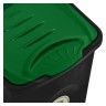 Ecoponto Reciclagem Com Tampa Verde - 50L