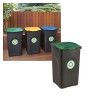 Ecoponto Reciclagem Com Tampa Verde - 50L