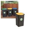 Ecoponto Reciclagem Com Tampa Amarela - 50L