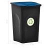 Ecoponto Reciclagem Com Tampa Azul - 50L