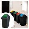 Ecoponto Reciclagem Com Tampa Verde - 30L