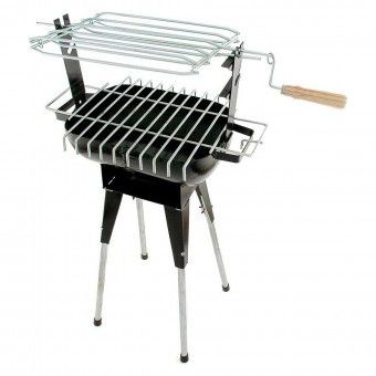 Barbecue a Carvo 3 Frangos 60x30cm