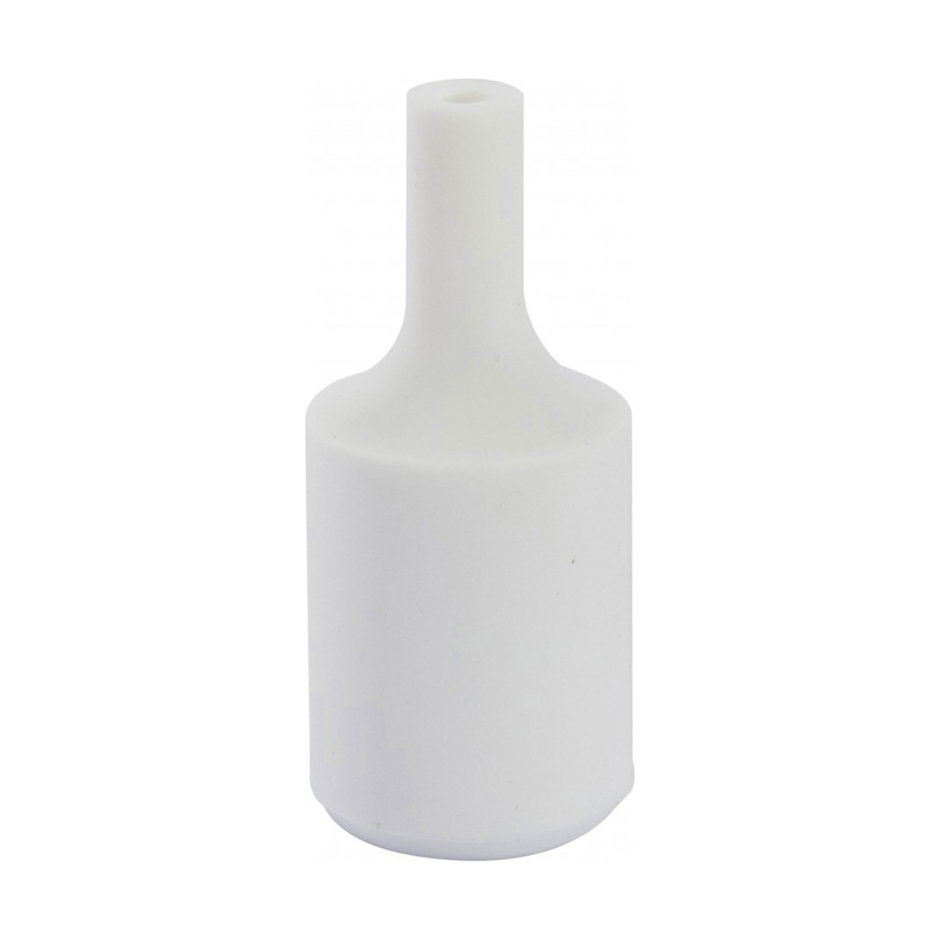 Casquilho Silicone para Lâmpada E27 Branco