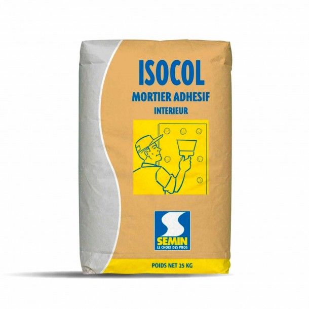 Massa Agarre para Gesso Cartonado Isocol 25kg Semin