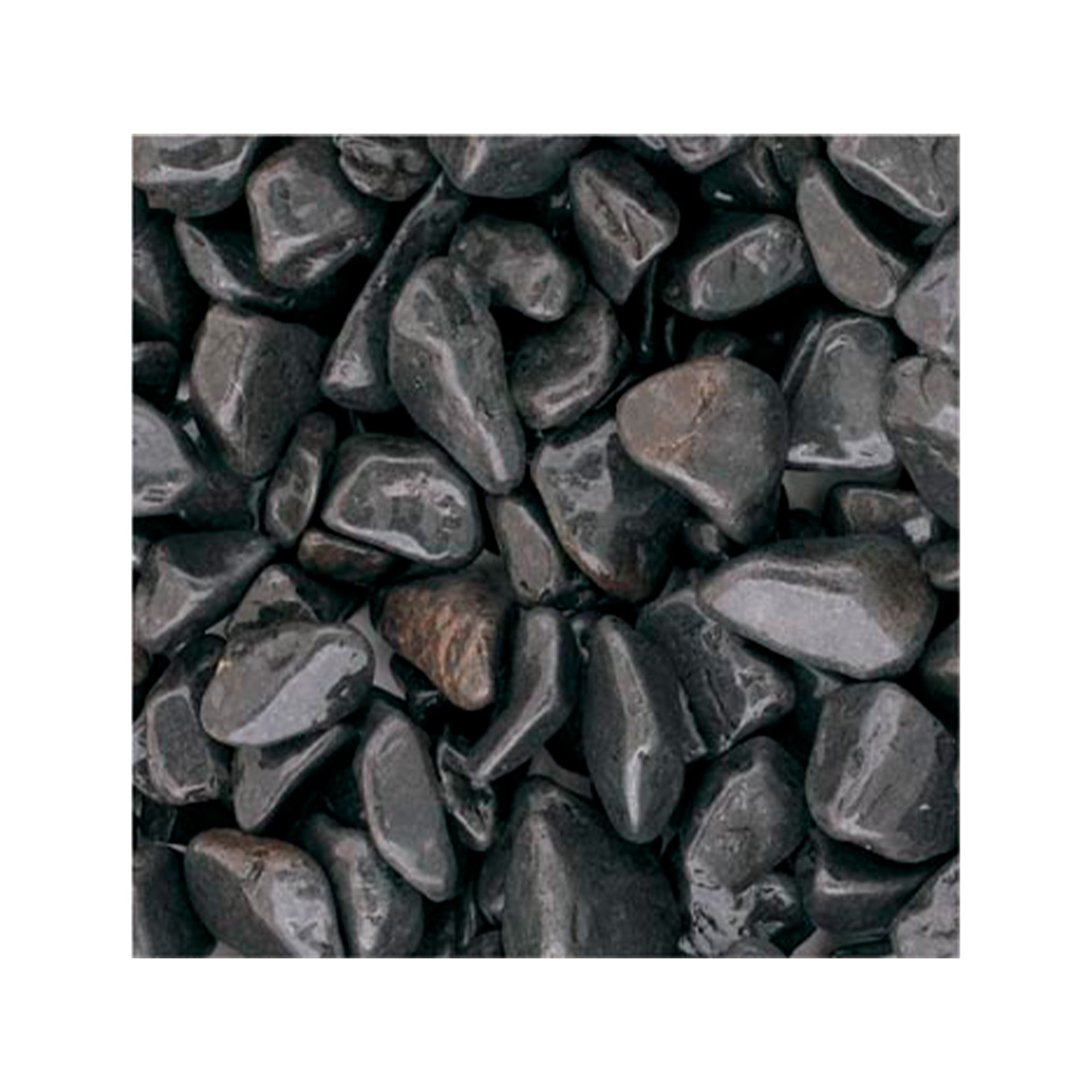 Mármore Preta Rolado 2/4cm 25kg