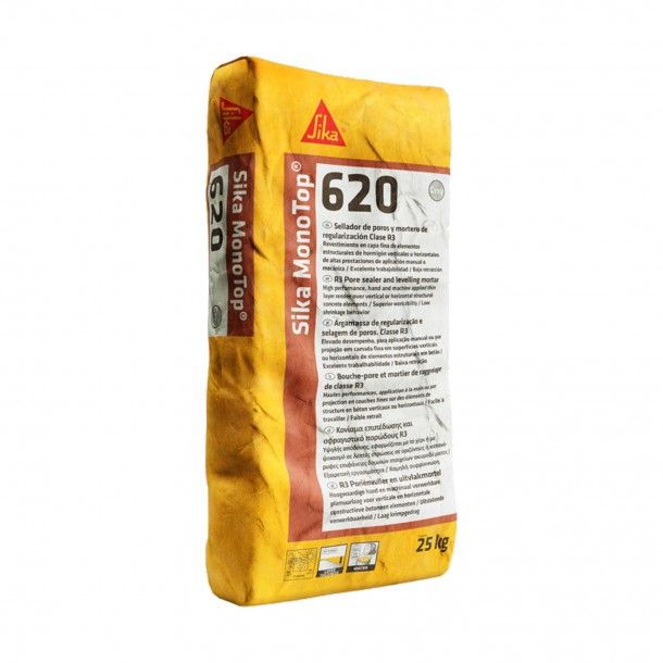 Argamassa Reparao Sika Monotop 620 25kg