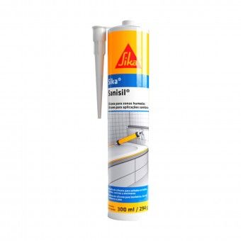 Silicone Sanitrio Actico Sanisil 300ml Sika