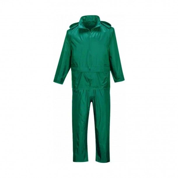 Fato de Chuva Nylon/PVC Verde