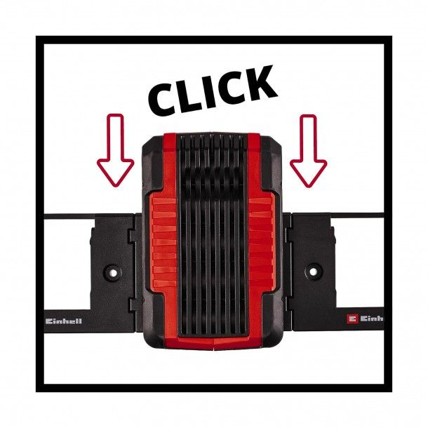 Suporte de Parede Para Baterias PXC 4514155 Einhell Suporte de Parede Para Baterias PXC 4514155 Einhell