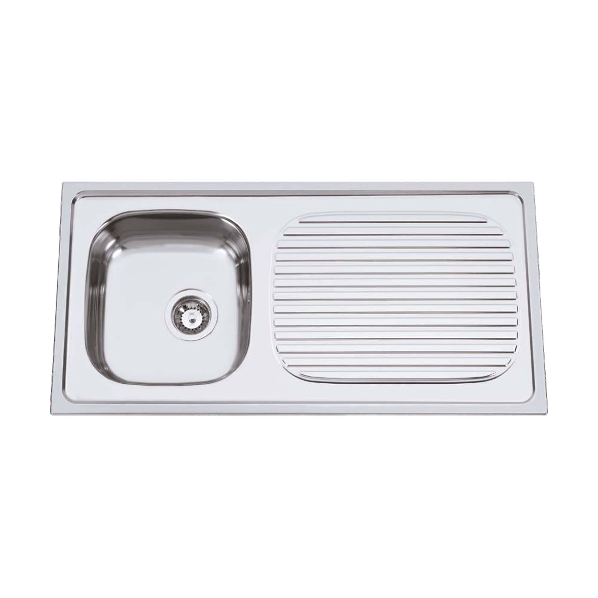 Lava-Louça Eco Reversível 1 Cuba 1000x500x180mm Inox Banka