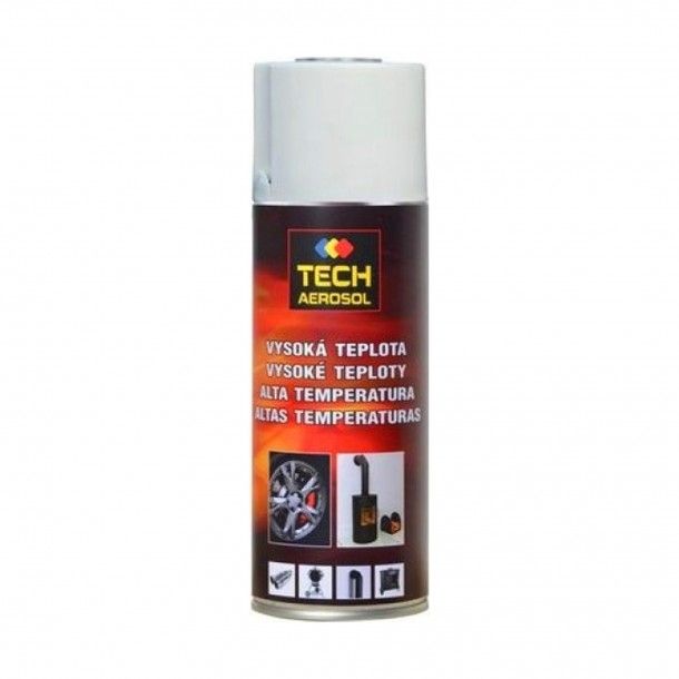 Tinta Alta Temperatura Spray Preto 400mL