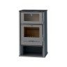 Salamandra a Lenha 8,3KW Forno Olivina Alpis