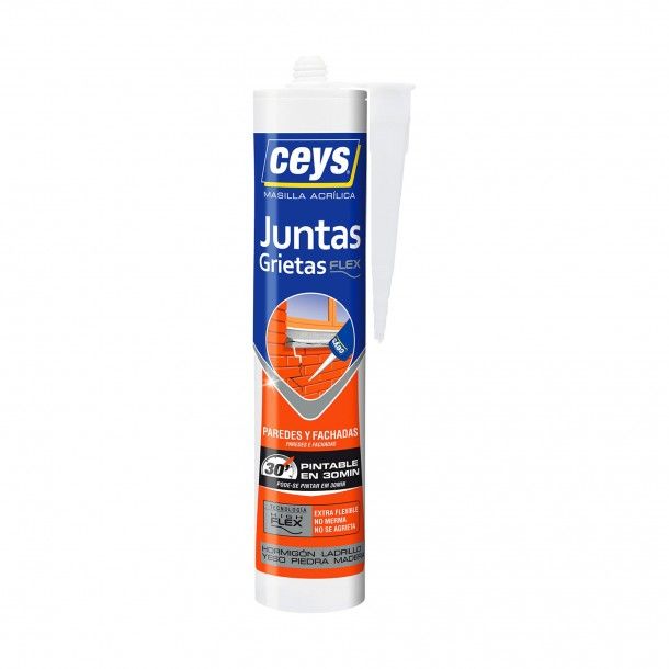 Massa Acrlica Juntas e Fendas Ceys 280ml