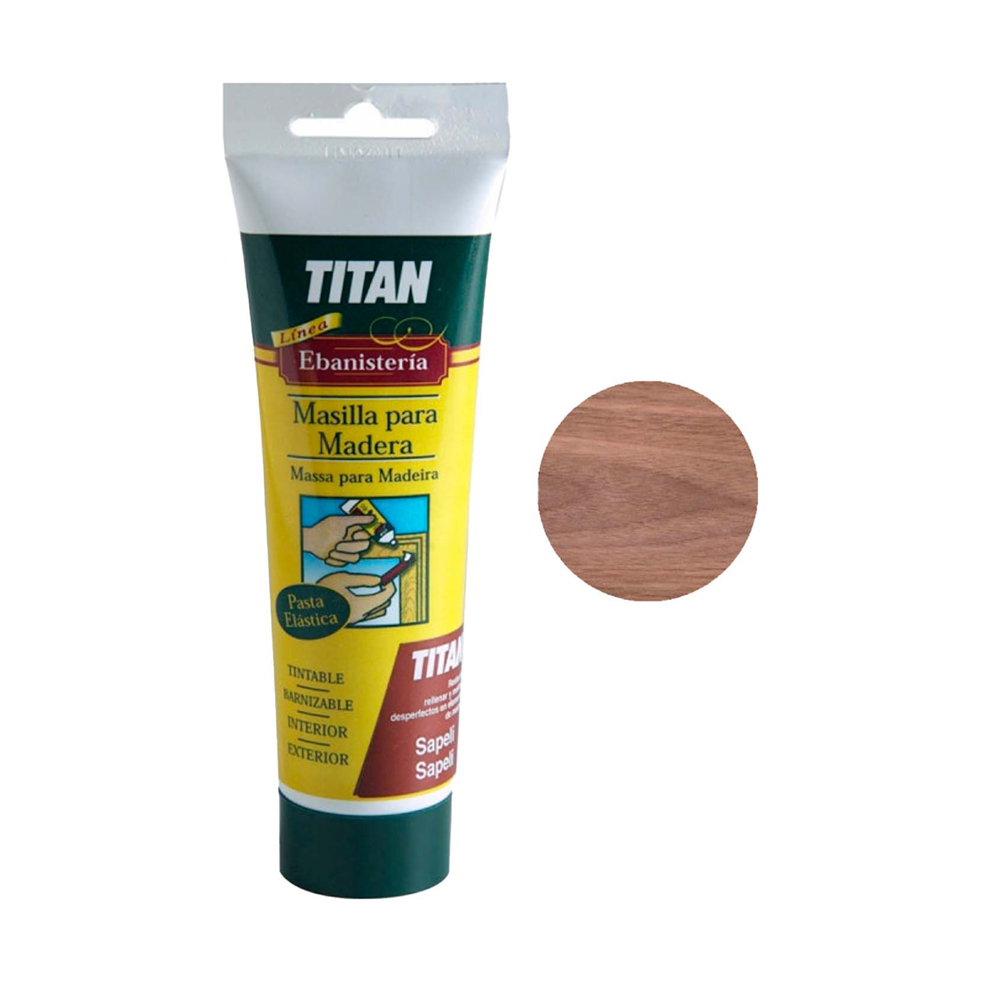 Massa para Madeira Titan 125ml