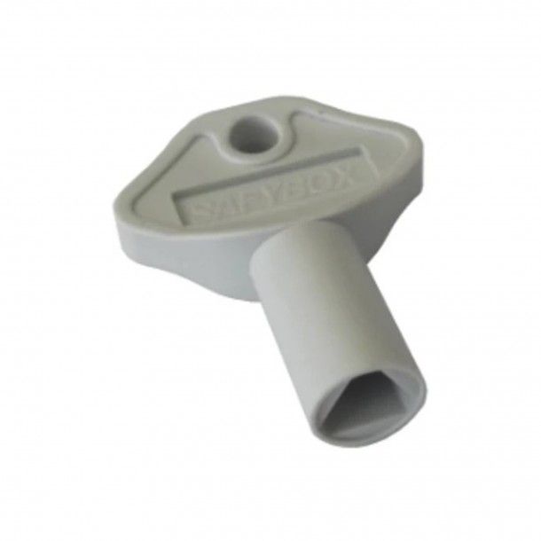 Fechadura para Contador com chave Triangular Plstico