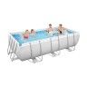 Piscina Bestway Power Steel com Acessórios 404x201x100cm Desmontável Retangular Piscina Bestway Power Steel com Acessórios 404x201x100cm Desmontável Retangular