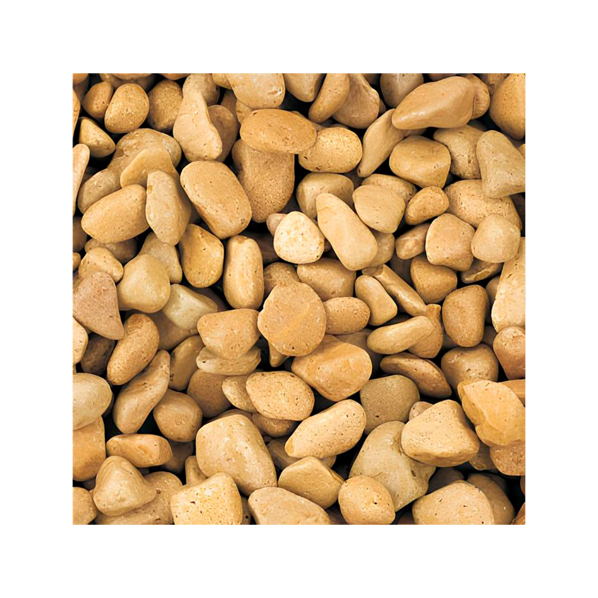 Mármore Amarelo Limão Rolado 2/4cm 25kg