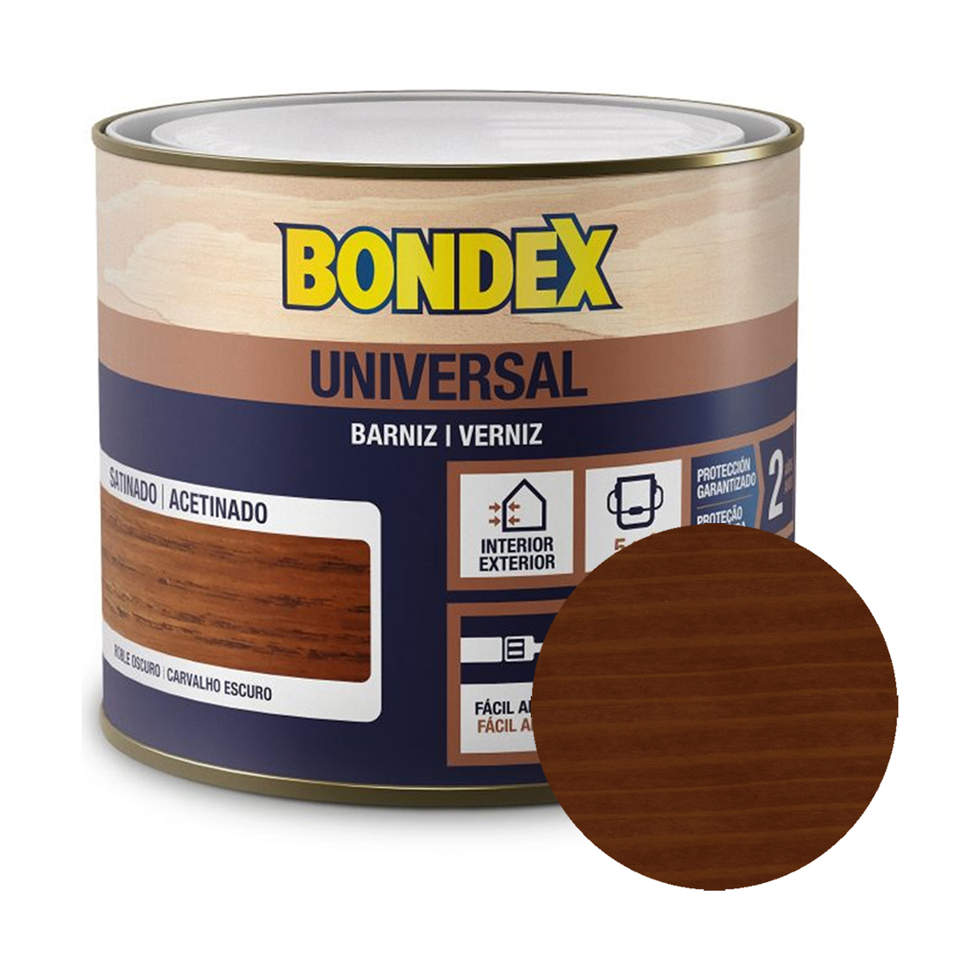 Bondex Universal Verniz para Madeira Sintético Acetinado 375ml
