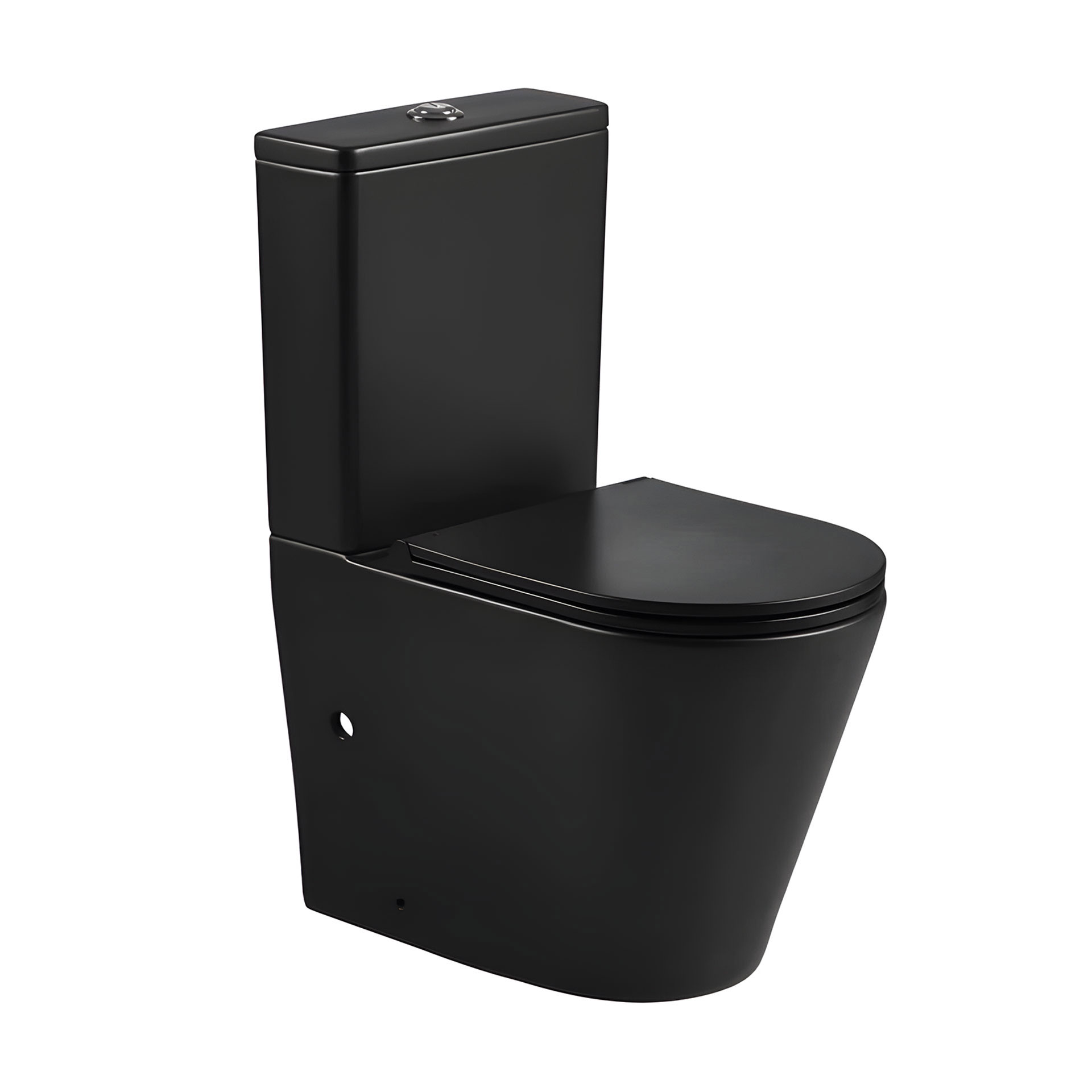 Sanita Compacta com Tanque e Tampo BTW Turín Preto Mate Aquore