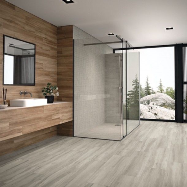 Pavimento Forest Gris Natural 15x75cm Revigrés Pavimento Forest Gris Natural 15x75cm Revigrés