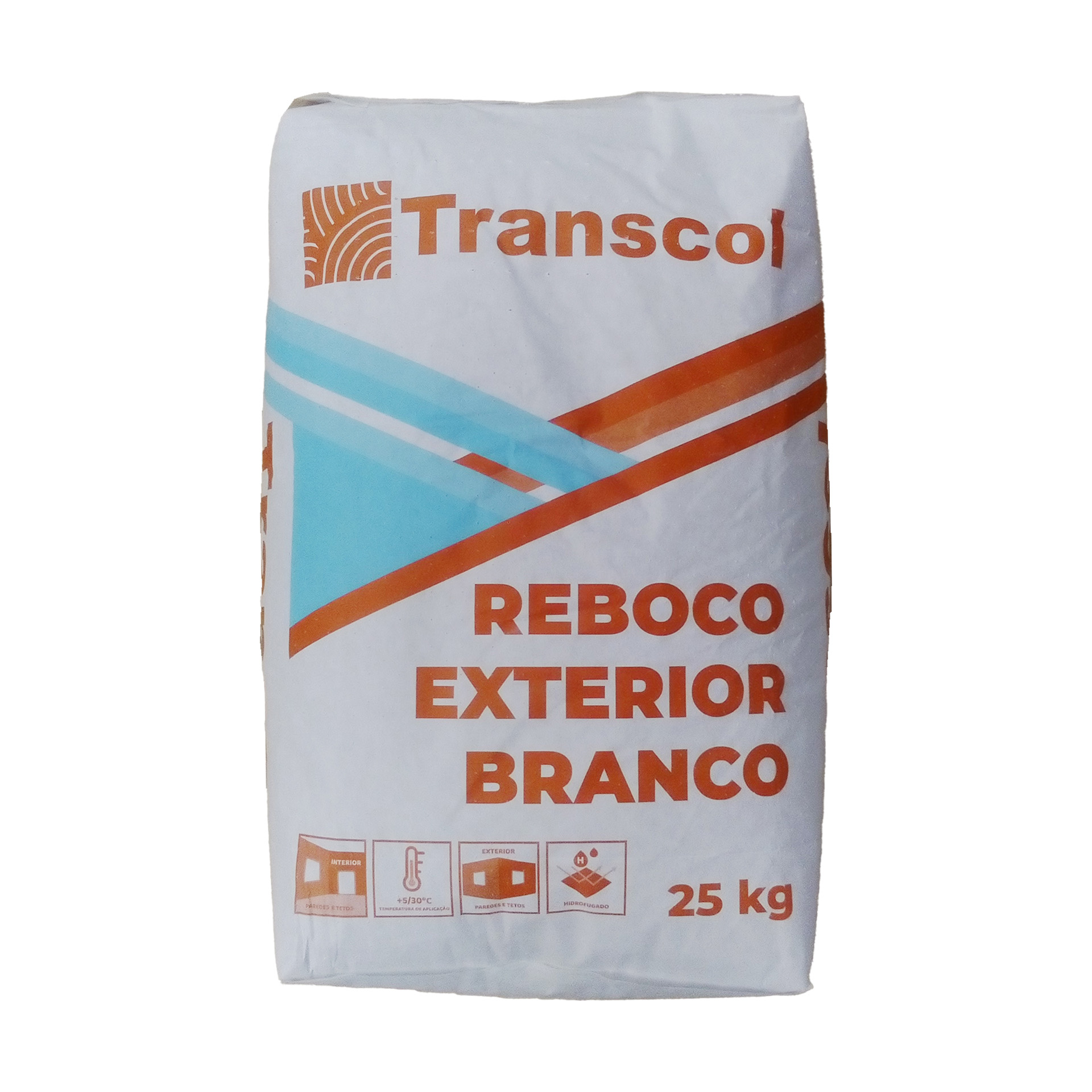 Reboco Exterior Branco Transcol 25Kg