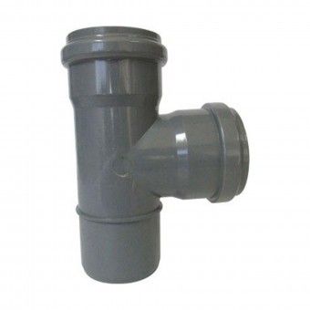 T PVC 110mm 90 EN 1329 PN4 Din