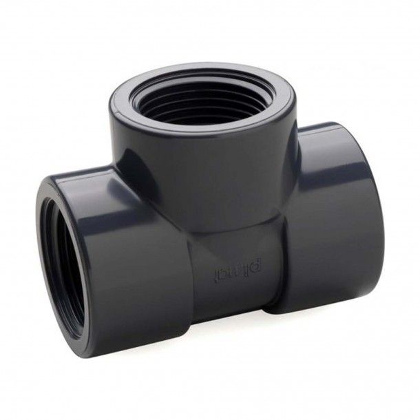 T Roscado PVC