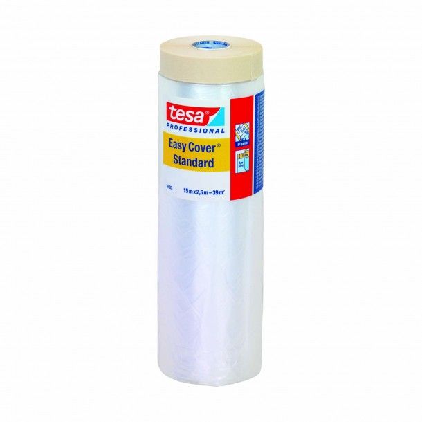 Pelcula de Proteo com Fita Adesiva 260cm 15M Transparente Tesa