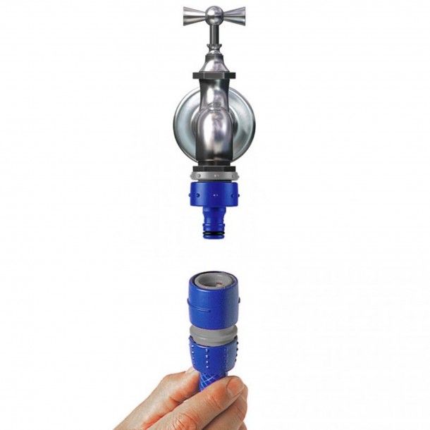 Racord Rápido Fêmea Granel Plástico Azul 1/2-3/4" Tatay Racord Rápido Fêmea Granel Plástico Azul 1/2-3/4" Tatay