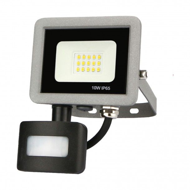 Projetor Exterior LED com Sensor 6500K 10W Projetor Exterior LED com Sensor 6500K 10W