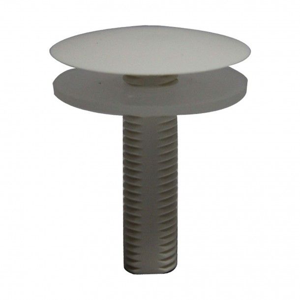 Tapa Furo para Lavatório ABS Branco Tapa Furo para Lavatório ABS Branco