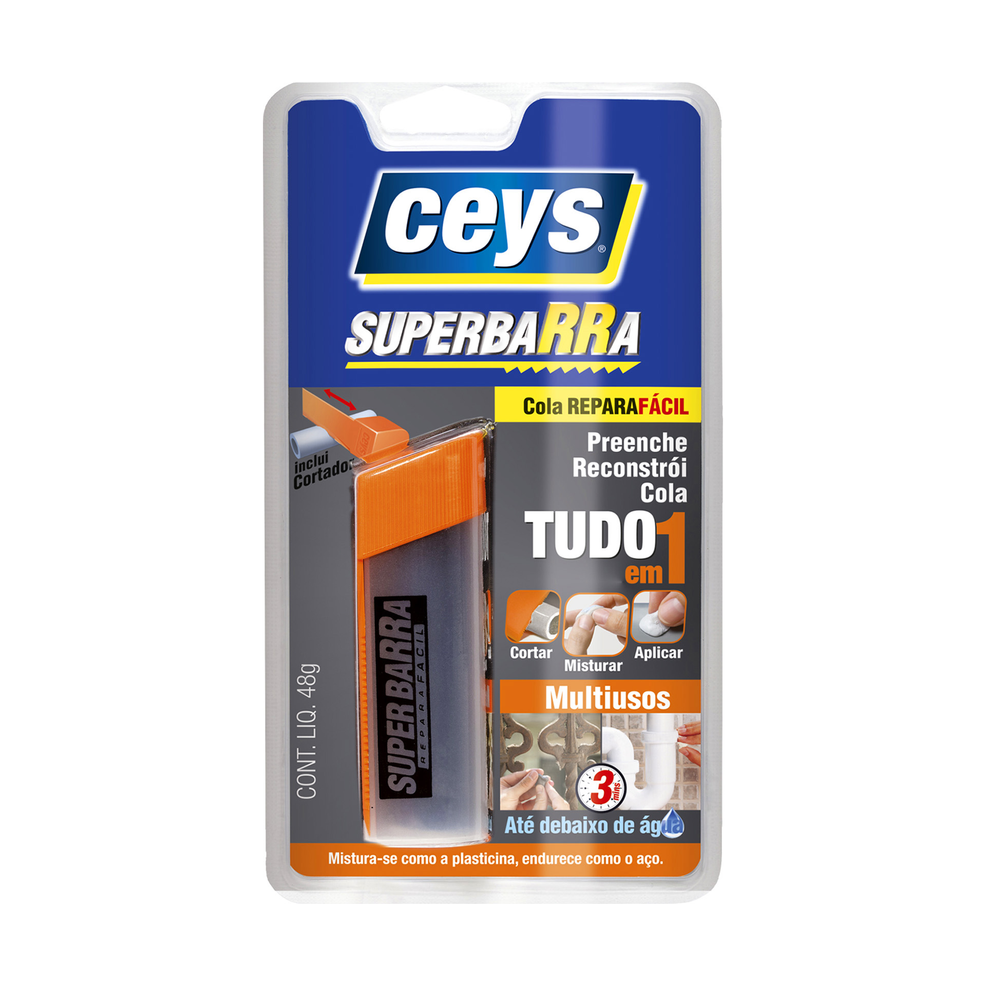 Massa Epóxi Multiusos Ceys 48g