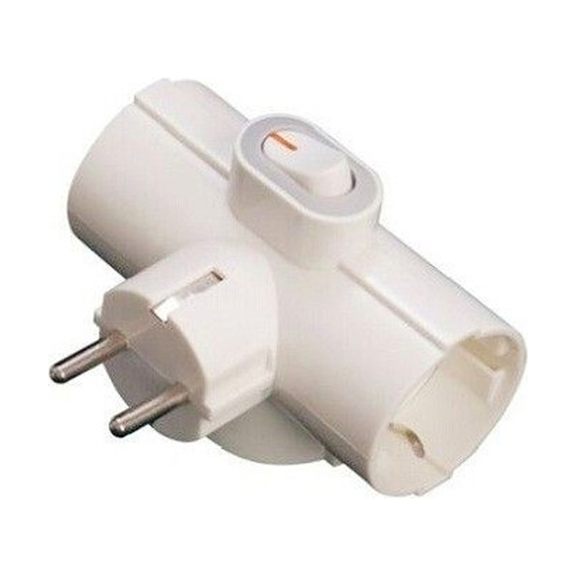 Ficha Tripla com Interruptor 16A